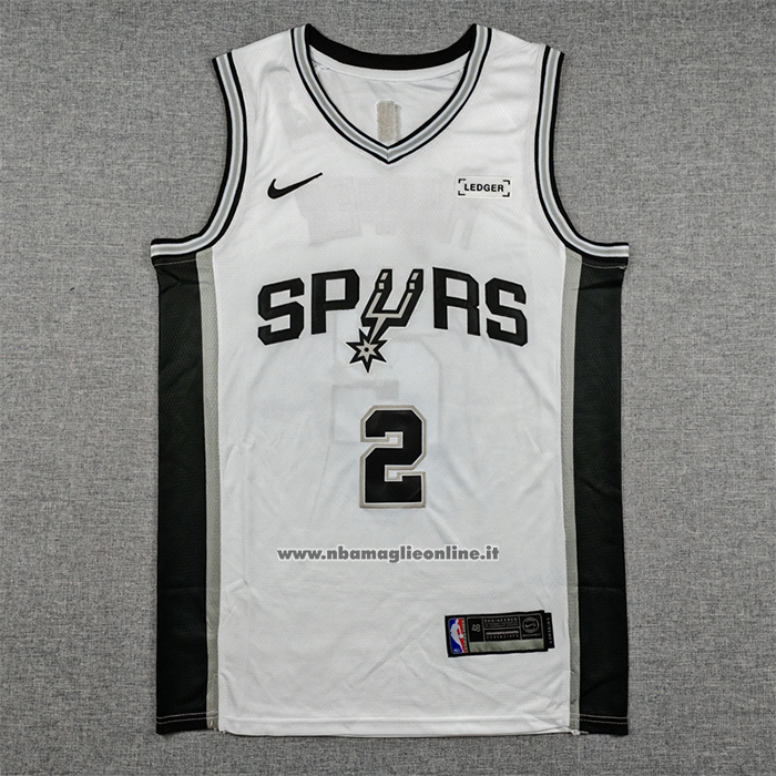 Maglia San Antonio Spurs Dylan Harper No 2 Association 2025-26 Bianco